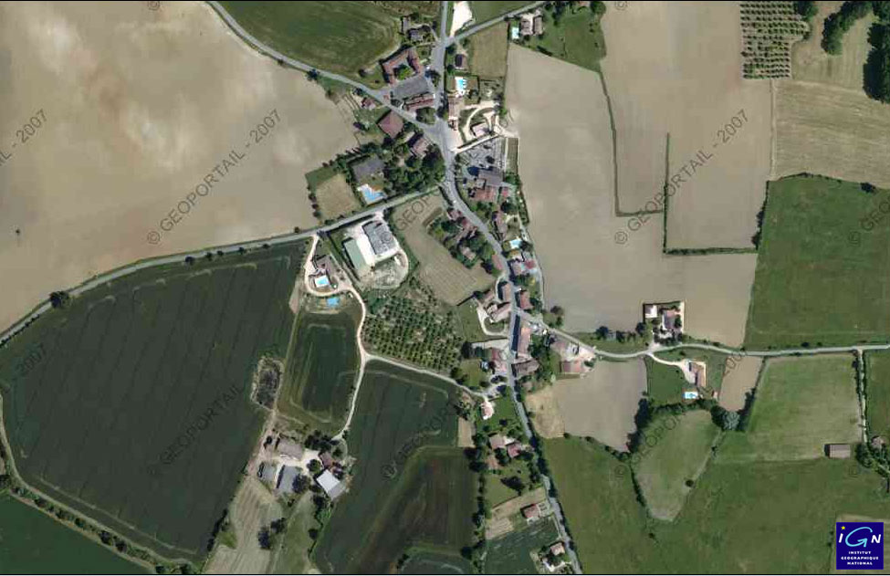 Image aérienne de SainteSabineBorn