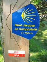 sur la route de St-Jacques-de-Compostelle